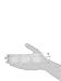 Imonata Triangle Sushi Mold, 7 x 2-1/4 x 1-1/2in, White