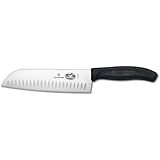Victorinox Fibrox 7-Inch Granton Edge Santoku Knife