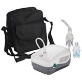 MedNeb Compact Piston Compressor with Two Kits + Travel Bag