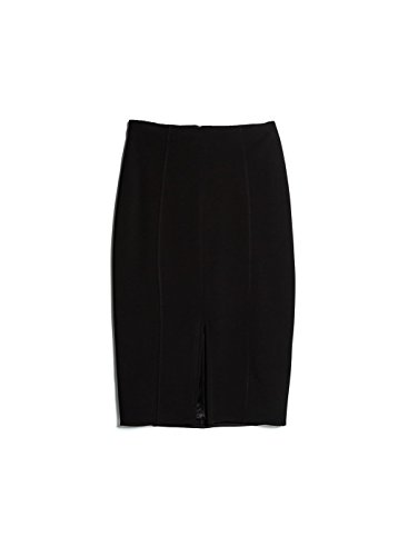 Mango Women's Vent Pencil Skirt, Black, S