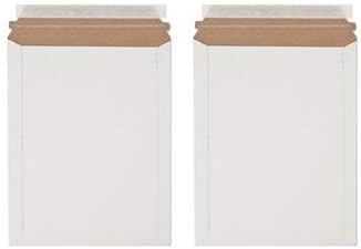 Pratt MJ-3 Self-Seal Stay Flat Mailer, White, 9" x 11 1/2" (Pack of 100) (2.Sets)