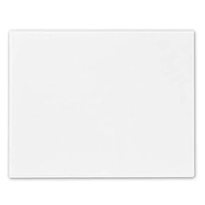 Harbor Housewares glazen blad Saver snijplank | 50 x 40 cm – Wit | Non Slip evenwichtige bescherming voor de keuken…