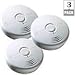 Kidde P3010K-CO Worry-Free Kitchen Photoelectric Smoke and Carbon Monoxide Alarm with 10 Year Sealed Battery (3 Pack)