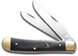Steel Warrior Smooth Buffalo Horn Trapper Stainless