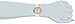 Akribos XXIV Women's AK687RGW Impeccable Swiss Quartz Diamond Mother-of-Pearl Satin Strap Watch