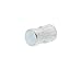 Cross Dowel Barrel Nuts - 1/4-20 16mm x 10mm, Off-Center Zinc Slotted Steel CNC - 10 Pack