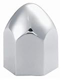 60 Chrome Plastic Lug Nut Covers 1-1/2