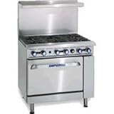 Imperial Commercial Restaurant Range 36" W/ 2