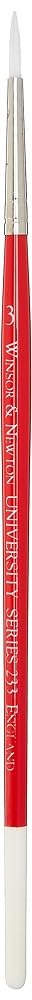 Winsor & Newton 5423003 University Artist Round Brush No. 3 for Oil Paint, Acrylic Paint and Watercolour Paint