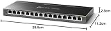 TP-Link TL-SG116E 16-Port Gigabit Managed Network Switch VLAN QoS IGMP Metal view 8