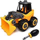 WisToyz Take Apart Toys Toddler Toys, Assembly Toy Bulldozer with Constructions Set, Building Vehicle Play Set with Screwdriver, Ideal Educational Toys for Toddlers, Boys & Girls Aged 3, 4, 5, 6