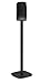 Vogel's Speaker Floor Stand for Denon HEOS - Sound 5313 B for HEOS 1 & 3, Black (Single Stand)