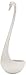 OTOTO Swanky Swan Soup Ladle- Silicone Soup Spoon, BPA-Free, Heat Resistant Soup Ladles For Serving & Cooking - Cute Kitchen Accessories, Unique Kitchen Gifts, Fun Cooking Gadgets (White)