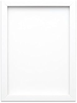FRAME Company Rainbow Colour Range Picture/Photo/Poster an MDF Backing BoardReady to Hang A High Clarity Styrene Shatterproof Perspex Sheet-Rcrp-White-A3 A3 White