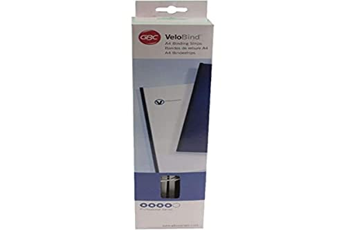 GBC 9741635 VeloBind Bindestrips, 45mm, 25 Stueck, A4, schwarz