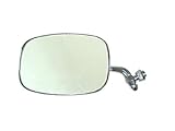 OUTSIDE REAR VIEW MIRROR, DRIVER SIDE, VW BUS 1968-79, CHROME