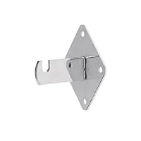 STORE001 12pc, Chrome Grid Wall Mount Bracket