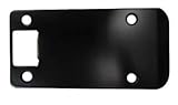 Don-Jo EL104-622 RC Black Extended Lip Strike Plate