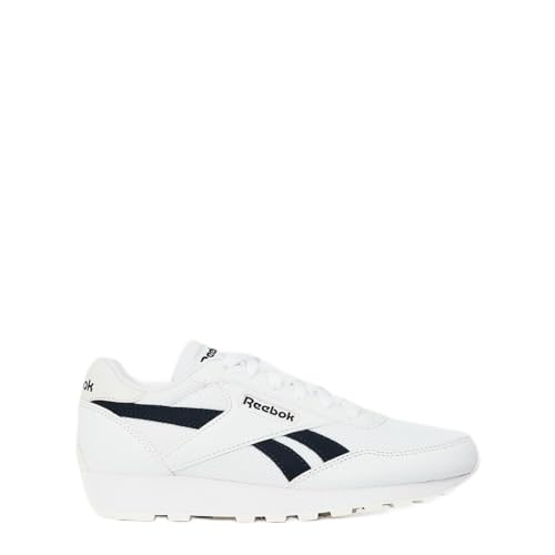 Reebok Unisex's Rewind Run Sneakers, White Vector Navy Barely Grey, 5.5 US Women/3.5 US Men at Amazon