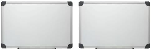 Cathedral Products | 30 x 45cm Magnetic Dry Erase Whiteboard with Aluminium Frame - Can Be Mounted Landscape or Portrait! (Pack of 2)