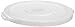 Rubbermaid Commercial Products BRUTE Heavy-Duty Round Trash/Garbage Lid, 10-Gallon, White, Outdoor Waste Container for Home/Garage/Mall/Office/Stadium/Bathroom