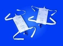 Box Of 4 Latex Free Urinary Leg Bag Sets - 600 ml, Box Of 4, Medium by Rochester Medical