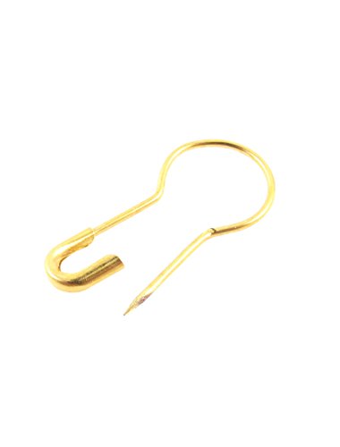 uxcell Gourd Hooks Calabash Shape Safety Pins Swing Tag 100 Pcs Gold Tone