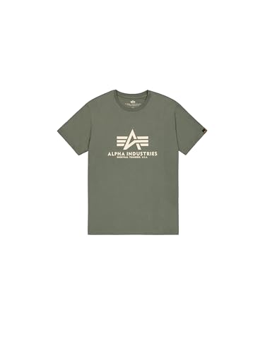 Alpha Industries Maglietta Basic Uomo Vintage Green