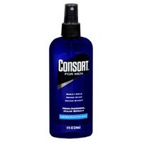 Consort Hair Spray 8oz Unscented X-Hold Pump Non-Aero (2 Pack)