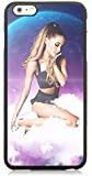 6S Plus 5.5 Phone Case,Ariana Grande 2 Popular Gifts TPU Case Cover for iPhone 6 &amp; 6S Plus (Black)