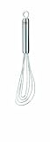 Rösle Stainless Steel Flat Whisk, 8 Wire, 8.7-inch