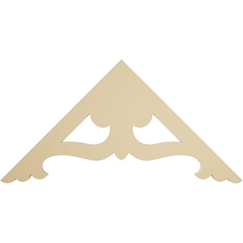 48"W x 24"H x 1 1/2"P (12/12) Pitch Cornelia Signature Urethane Gable Pediment,…