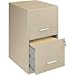 Lorell 14340 18 Deep 2-Drawer File Cabinet, Putty