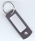 Lucky Line Products 16920 Key Tag with Ring, Black 50/PK