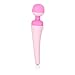 CalExotics Inspire Massager Kit - Body Wand Vibrator & Silicone Attachment Set for Couples – Adult Sex Personal Massager - Pink