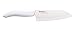 Kyocera Revolution 5-1/2-inch Santoku Ceramic Knife, White Handle, White Blade, 5.5-inch