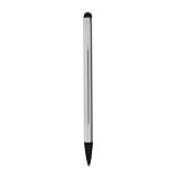 Precision Touch™ Multi Device Double Tip Stylus Touch Pen for iPad Air/2/3/4, iPhone 4/5/6/6 Plus, Galaxy S6/S6 Edge/S5/S4/S3, Galaxy Tab, Kindle Fire, Nexus (Silver)