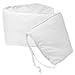 Babydoll Bedding Tailored Baby Cradle Bumpers, White, 15