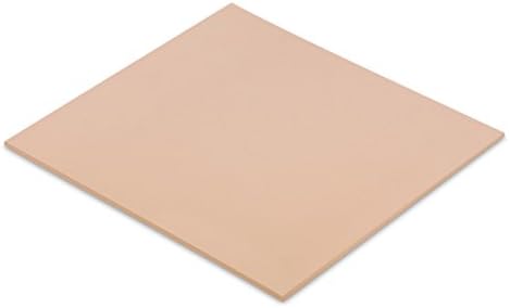 PORON® Cellular Urethane Foam Material Sheet, 36" x 30" Full Sheet, Please Choose Color and Thickness (1.5mm (~1/16"), 1AB Beige)