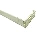 Graber 2 1/2-Inch Dauphine Wide Pocket Curtain Rod (48 to 84-Inch Adjustable Width, White)