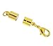 Dsmile Pack of 10pcs Gold Color and Silver Color Tone Magnetic Lobster Clasp for Jewelry Necklace Bracelet