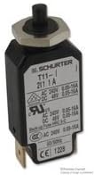 SchurterT11-211-1 CIRCUIT BREAKER, THERMAL, 1P, 240V, 1A (5 pieces)
