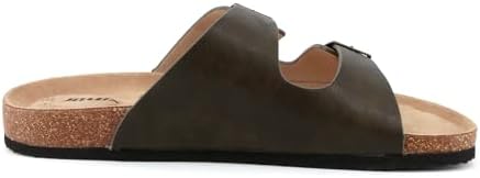 Chanclas Hombre Verano Sandalias Zapatillas Casa Adultos Piscina Playa Baño Goma Ajustables EVA SU2434, Verde, 44 EU