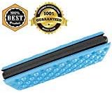 Meanhoo Foldable Folding EVA Waterproof Chair Cushion Seat Pad Cushion Mats for Camping Travel Picnic Bivouac Fishing black and red 38x27x1.5cm （Color is Random）