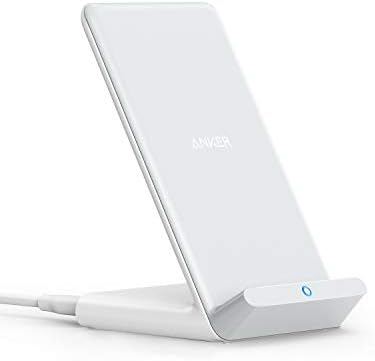 Amazon Com Anker Wireless Charger Powerwave Stand Qi Certified For Iphone 12 12 Mini 12 Pro Max Se 11 11 Pro 11 Pro Max Xr Xs Max 10w Fast Charging Galaxy S S10 S9 S8