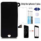 Corepair Screen Replacement for iPhone 7 Plus 5.5 Inches Black LCD Display Digitizer 3D Touch Screen with Repair Tools + Screen Protector