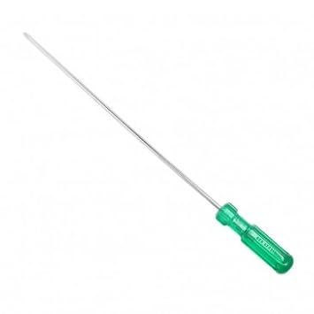 Taparia 901 Steel (3.0 x 0.5mm) Flat Tip Screw Driver (Green and Silver)