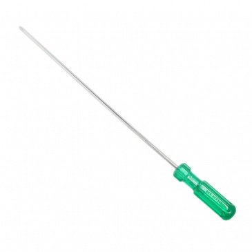 Taparia 921 Steel (6.0 x 0.6mm) Flat Tip Screw Driver (Green and Silver)