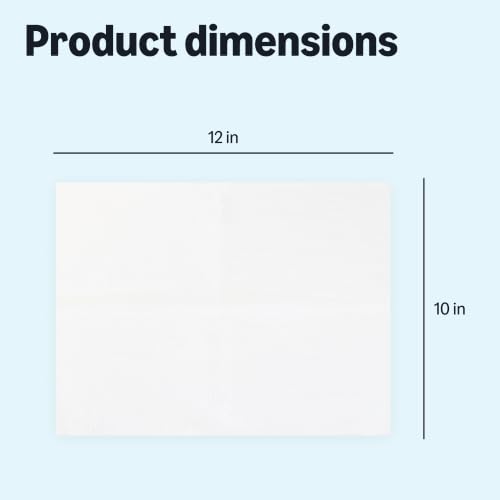 Amazon Essentials XL Dry Face Towels, Ultra Soft, Disposable, Dermatologically Tested, 10 photo 12