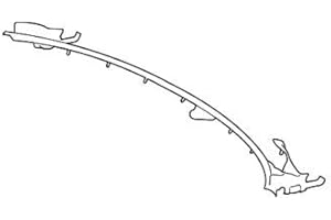 MERCEDES-BENZ 2118301213 GENUINE OEM COWL GRILLE